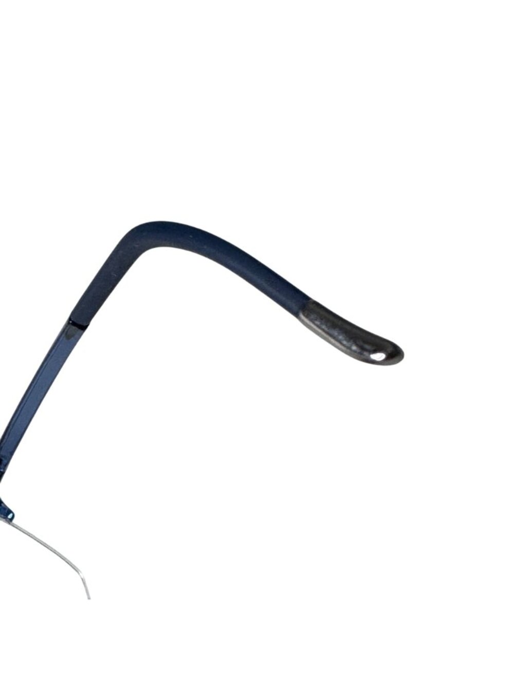 Silhouette SPX 1586 51-16 Womens Blue Half-Rim Eyeglasses Lightweight Frame - Picture 12 of 12